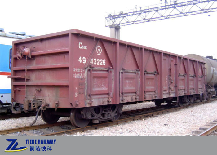 61t Load Open Top Wagon Train Car 80 Km/H สำหรับสินค้าทั่วไป