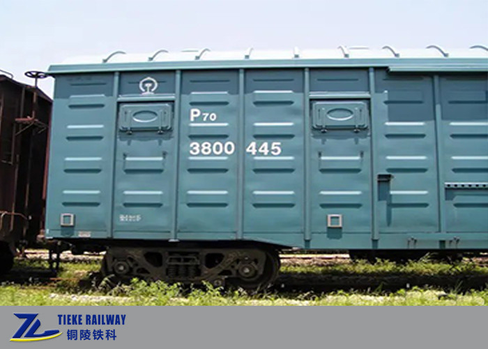 1435mm Gauge Goods Train Wagon 70t Anti Corrosion Railway Box Car