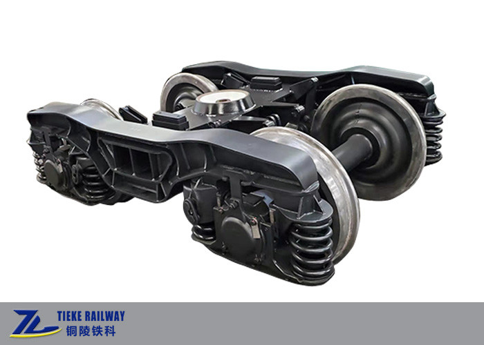 Welded Frame Goods Train Bogie สำหรับรถบรรทุก 4 เพลาโหลด 20 ตันเพลา