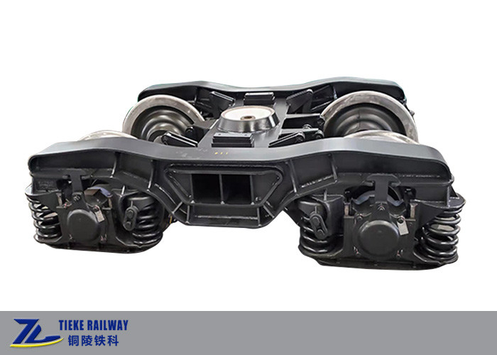 Welded Frame Goods Train Bogie สำหรับรถบรรทุก 4 เพลาโหลด 20 ตันเพลา