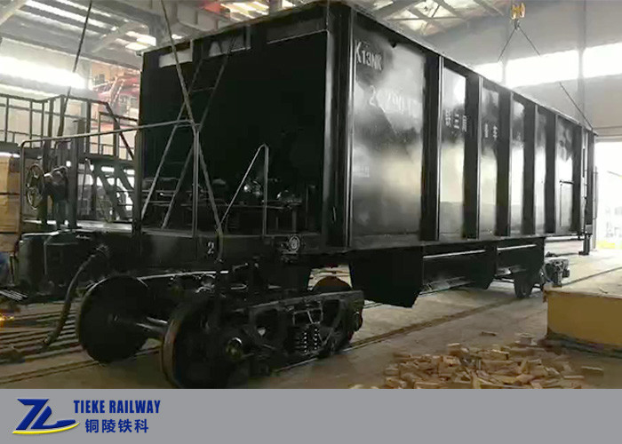 UIC 60t Railway Cargo Train Car Hopper Wagon สำหรับ Ballast Ore Mineral Particles