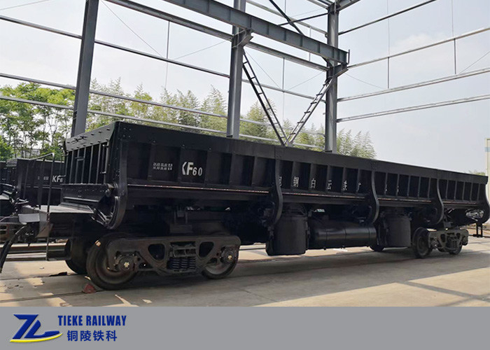 ด้านต่ำเปิดด้านบัลลาสต์ด้านการถ่ายโอนข้อมูลรถอากาศให้ทิปกระบอก 60t โหลด AAR ได้รับการอนุมัติ