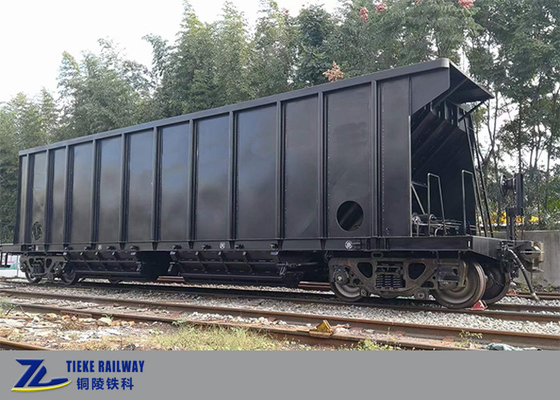 90T Quick Discharge Railway Ore Hopper Wagons 1435 มม. เกจ AAR Air Brake