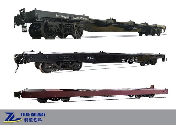 ตู้คอนเทนเนอร์ 40 ฟุต Flat Wagon Flatcars 120 km/h 1520mm Gauge Railroad Flatcars