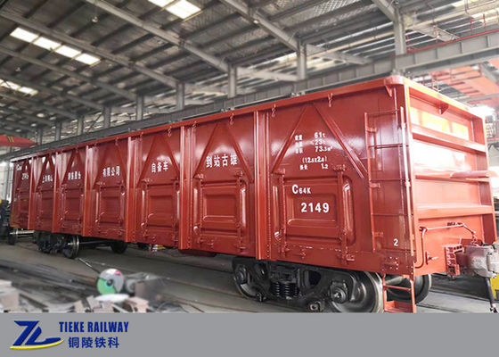 60t Pay Load Railway เกวียนเปิดด้านบนสำหรับสินค้าธรรมดา UIC Standard