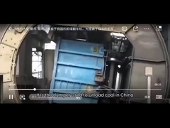 รถใหญ่พลิกคว่ำ!!! ภายใน 20 วินาที ขนถ่ายถ่านหิน 8 ตู้