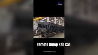 2026 ใหม่-รีโมทคอนโทรลไร้สาย Side Dump Wagon Self-tipping Railcar